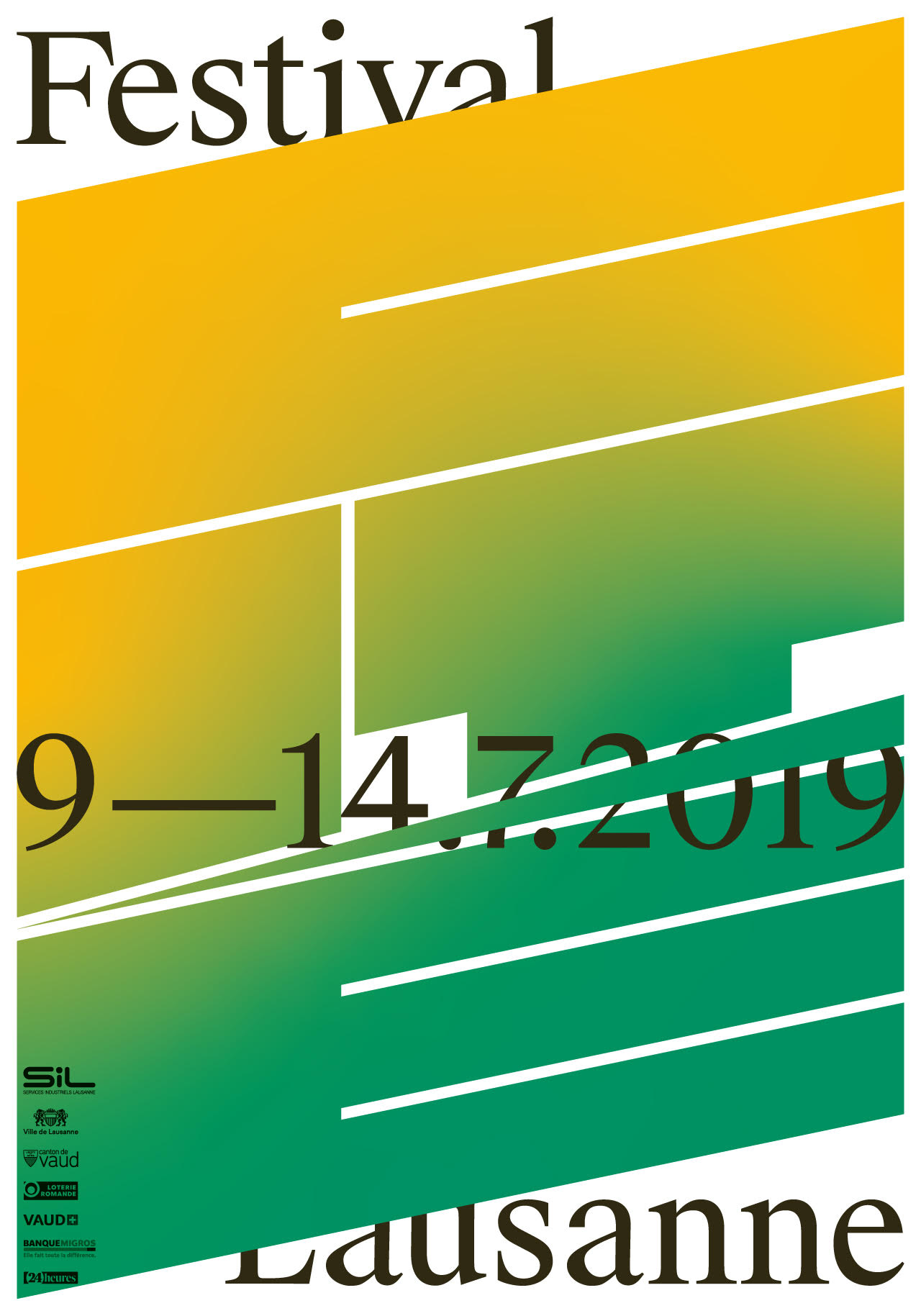 Affiche du Festival de la Cité Lausanne 2018